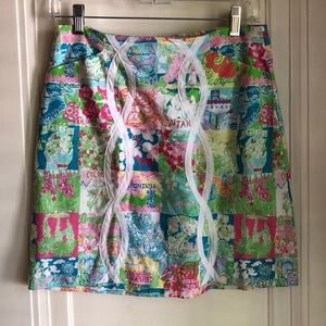 State Pattern Lilly Pulitzer Skirt